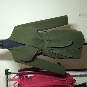 Ambiance, size S, belted coat, side pockets